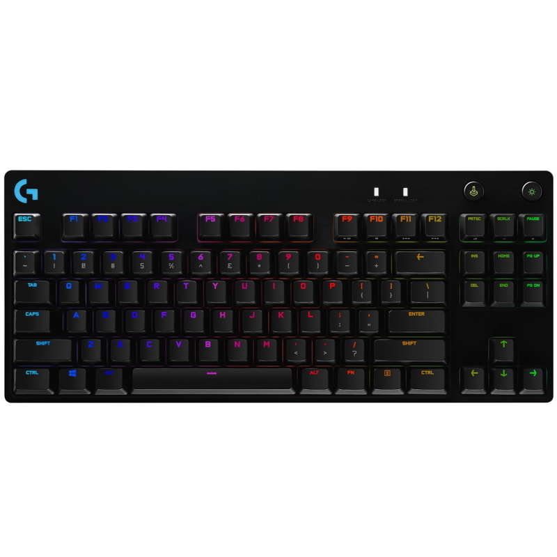 Logitech g pro gaming tastiera giocare usb nordic nero