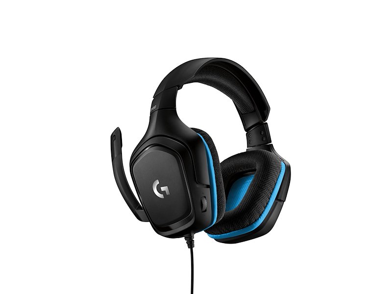 LOGITECH G432 7.1 Headset CUFFIA GAMING, nero