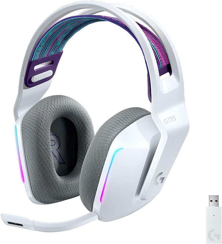 LOGITECH G733 PS4/PC CUFFIE, BIANCO