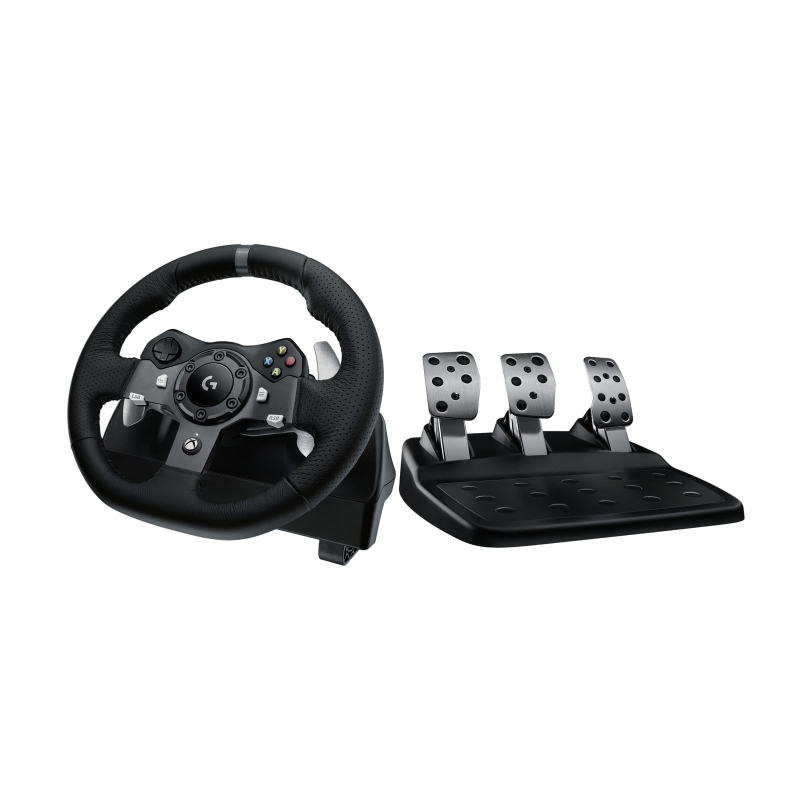 Logitech g920 driving force - lenkrad- und pedale-set