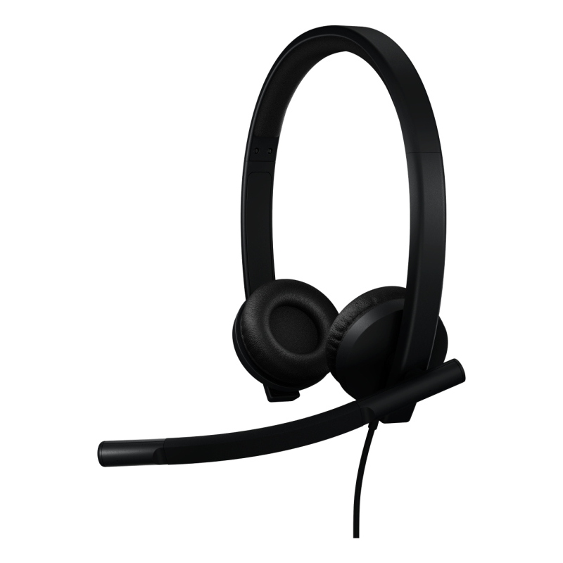 Logitech h570e auricolare cablato a padiglione ufficio usb tipo a nero