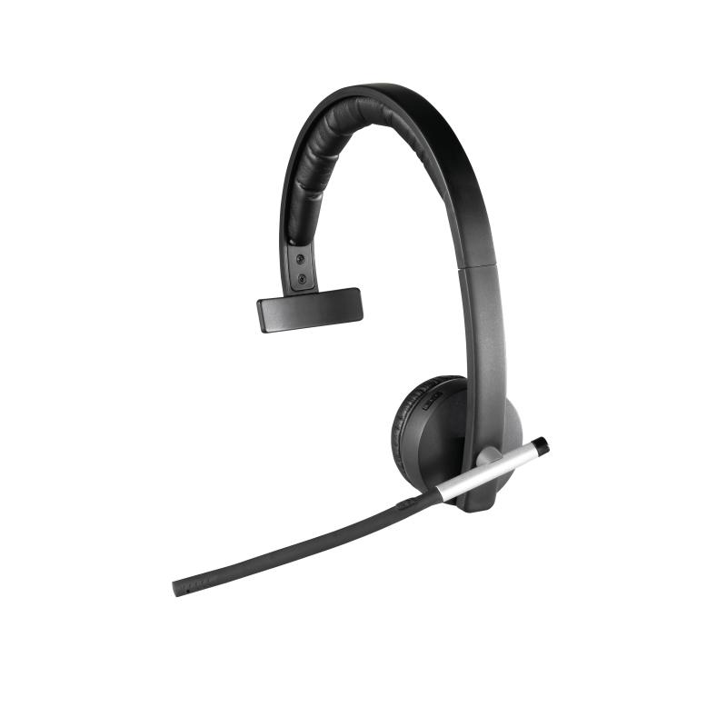Logitech h820e auricolare wireless a padiglione ufficio base di ricarica nero