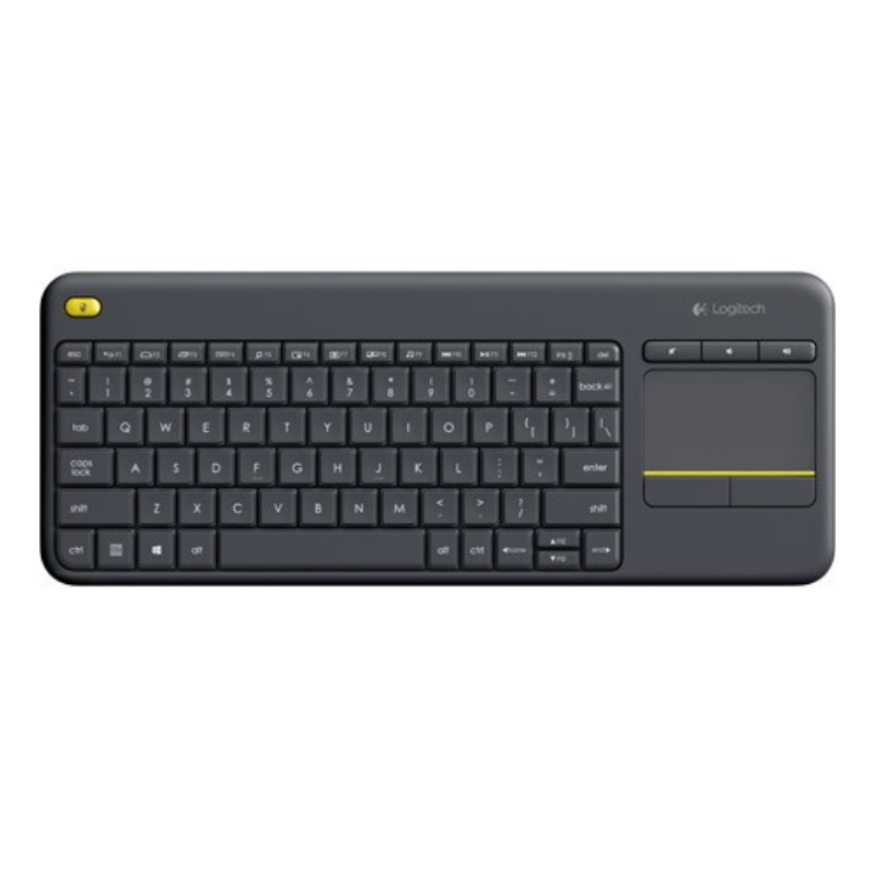 Logitech k400 plus tv tastiera rf wireless qwertz ungherese nero