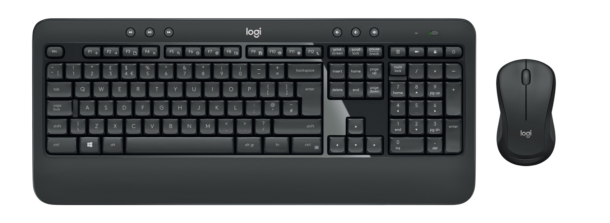 Logitech - Kit Tastiera E Mouse Mk540 Advanced-nero Logitech - Kit Tastiera E Mouse Mk540 Advanced-nero