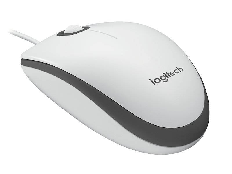 Logitech - Mouse M100-bianco