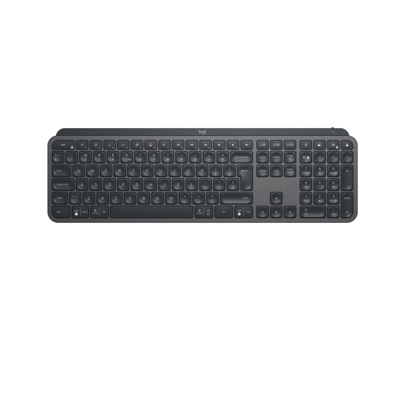 Logitech mx keys for business tastiera bluetooth azerty francese grafite