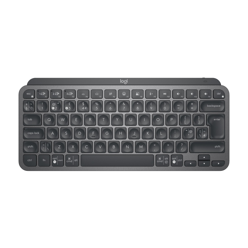 Logitech mx keys mini for business tastiera ufficio rf senza fili + bluetooth qwerty inglese uk grafite