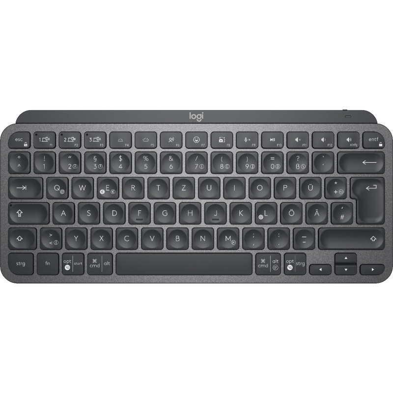 Logitech mx keys mini tastiera rf senza fili + bluetooth qwertz tedesco grafite