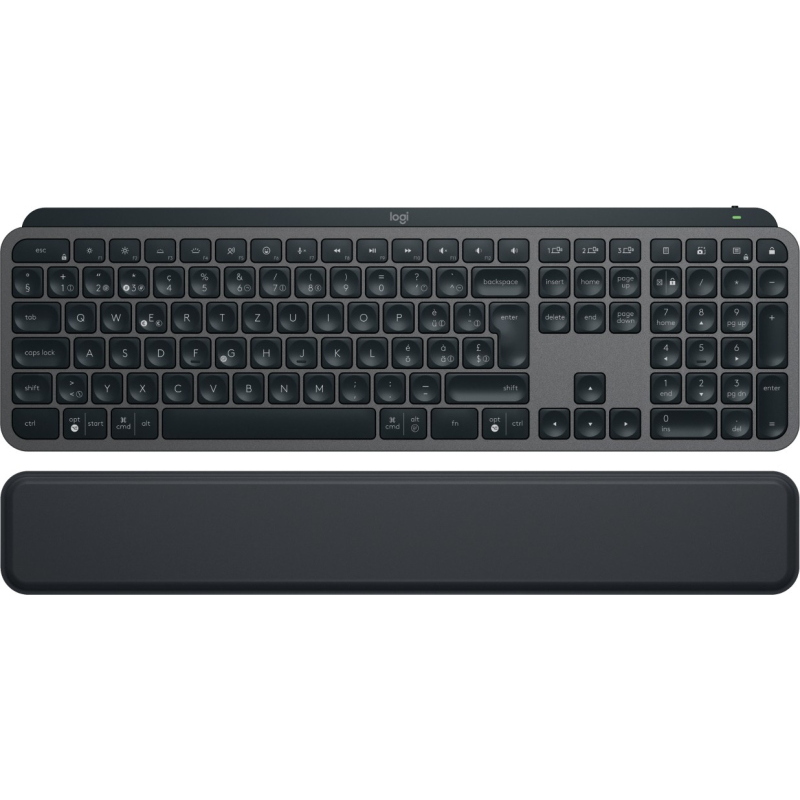 Logitech mx keys s tastiera ufficio rf senza fili + bluetooth qwertz svizzere grafite Logitech mx keys s tastiera ufficio rf senza fili + bluetooth qwertz svizzere grafite