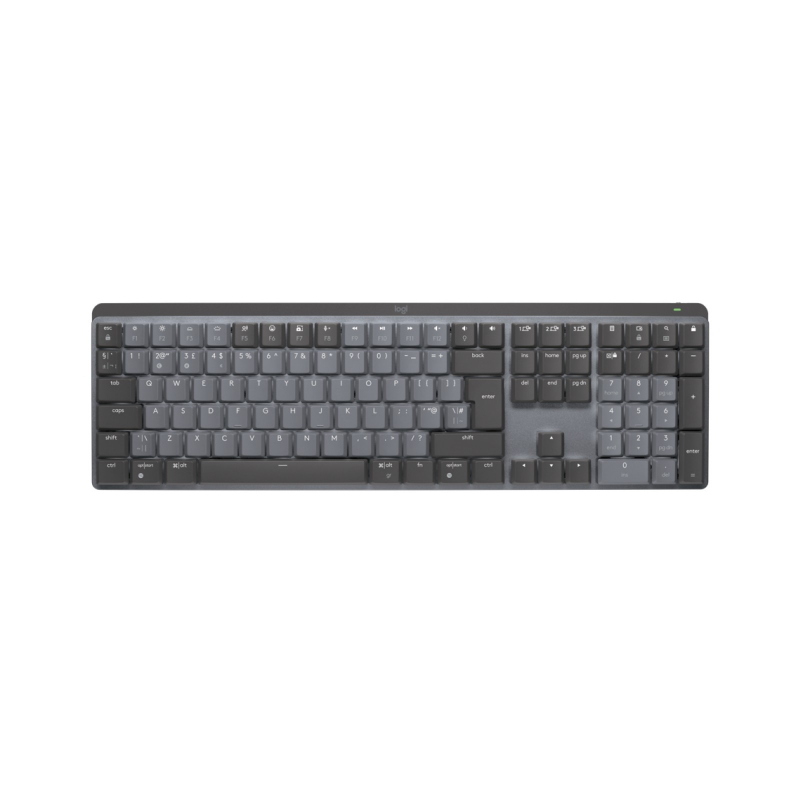 Logitech mx mechanical tastiera rf senza fili + bluetooth qwerty inglese uk grafite, grigio Logitech mx mechanical tastiera rf senza fili + bluetooth qwerty inglese uk grafite, grigio