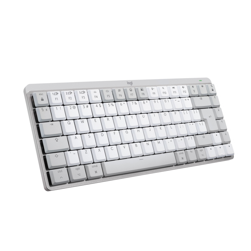 Logitech mx mini mechanical for mac tastiera bluetooth qwerty us international grigio, bianco Logitech mx mini mechanical for mac tastiera bluetooth qwerty us international grigio, bianco