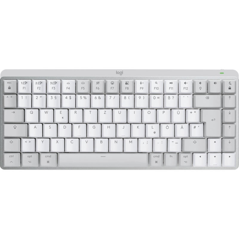 Logitech mx mini mechanical for mac tastiera bluetooth qwertz tedesco grigio, bianco Logitech mx mini mechanical for mac tastiera bluetooth qwertz tedesco grigio, bianco