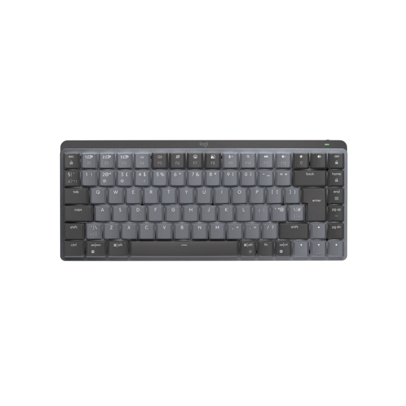 Logitech mx mini mechanical tastiera rf wireless qwerty inglese uk grafite, grigio Logitech mx mini mechanical tastiera rf wireless qwerty inglese uk grafite, grigio