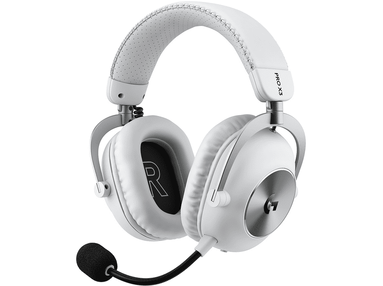 LOGITECH Pro X3 Lightspeed Headset CUFFIE WIRELESS, White