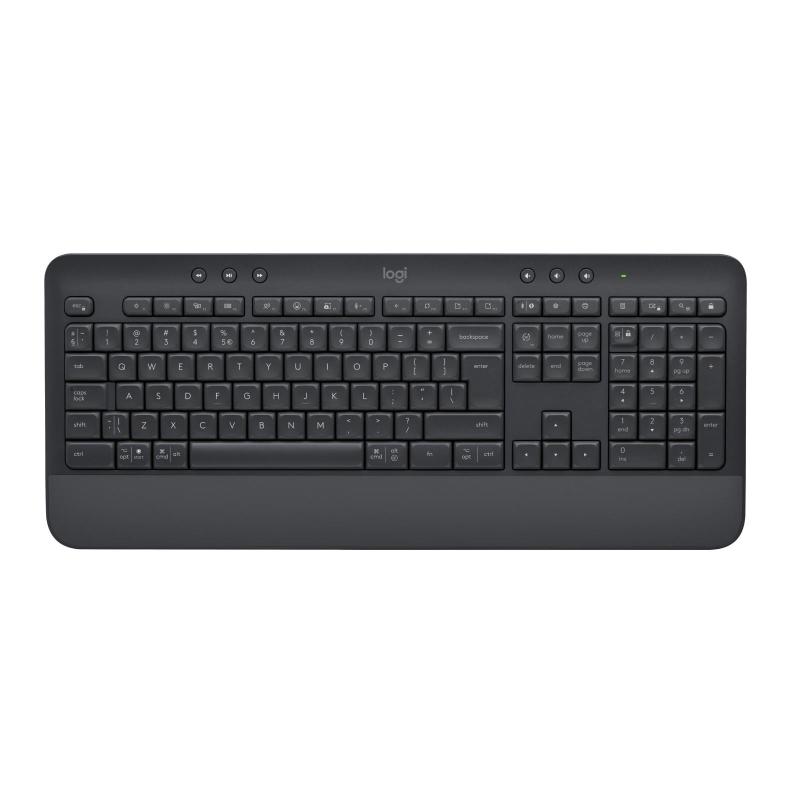 Logitech signature k650 tastiera bluetooth qwerty us international grafite