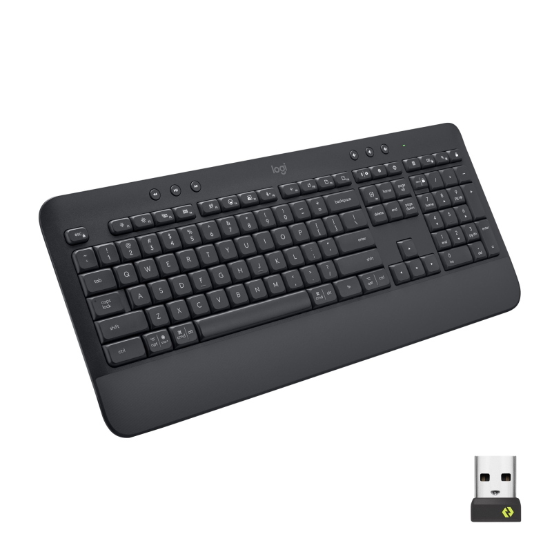 Logitech signature k650 tastiera ufficio bluetooth qwertz svizzere grafite
