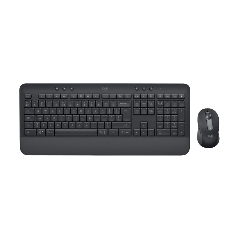 Logitech signature mk650 combo for business tastiera mouse incluso bluetooth qwerty spagnolo grafite