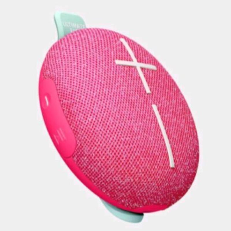 Logitech ultimate ears miniroll altoparlante bluetooth impermeabile ultraportatile bassi potenti resistente alla polvere ip67 raggio d`azione 40 mt pink