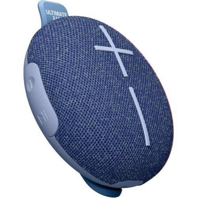Logitech ultimate ears miniroll altoparlante bluetooth impermeabile ultraportatile bassi potenti resistente alla polvere ip67 raggio d`azione 40 mt majestic blue