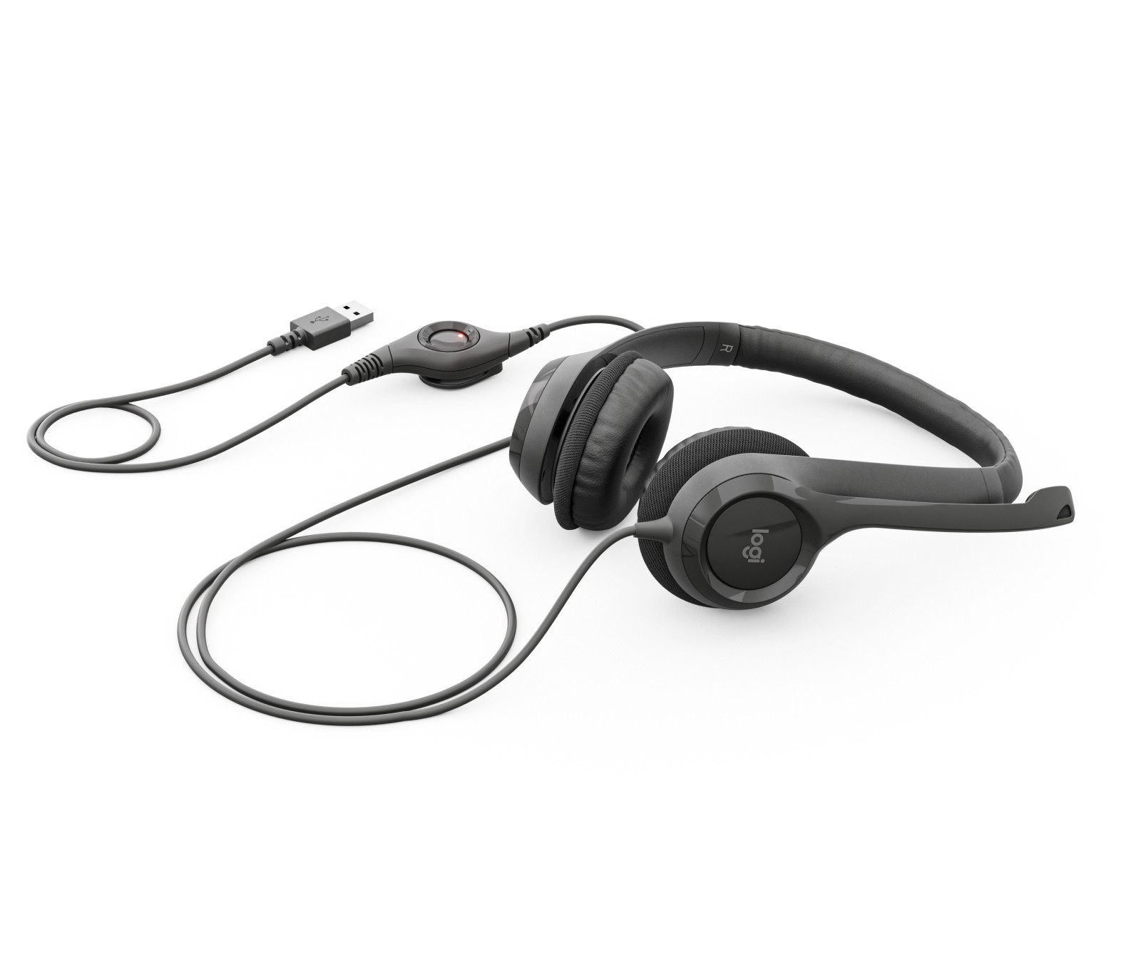 Logitech - Usb Headset H390-nero Logitech - Usb Headset H390-nero