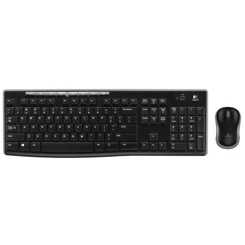 Logitech wireless combo mk270 tastiera mouse incluso rf wireless qwertz ungherese nero Logitech wireless combo mk270 tastiera mouse incluso rf wireless qwertz ungherese nero