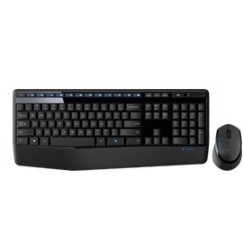 Logitech wireless combo mk345 tastiera mouse incluso usb qwerty us international nero