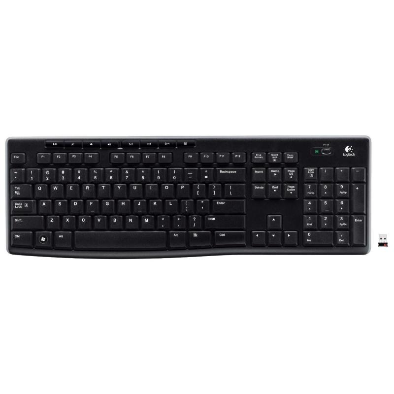 Logitech wireless keyboard k270 tastiera rf wireless qwertz svizzere nero