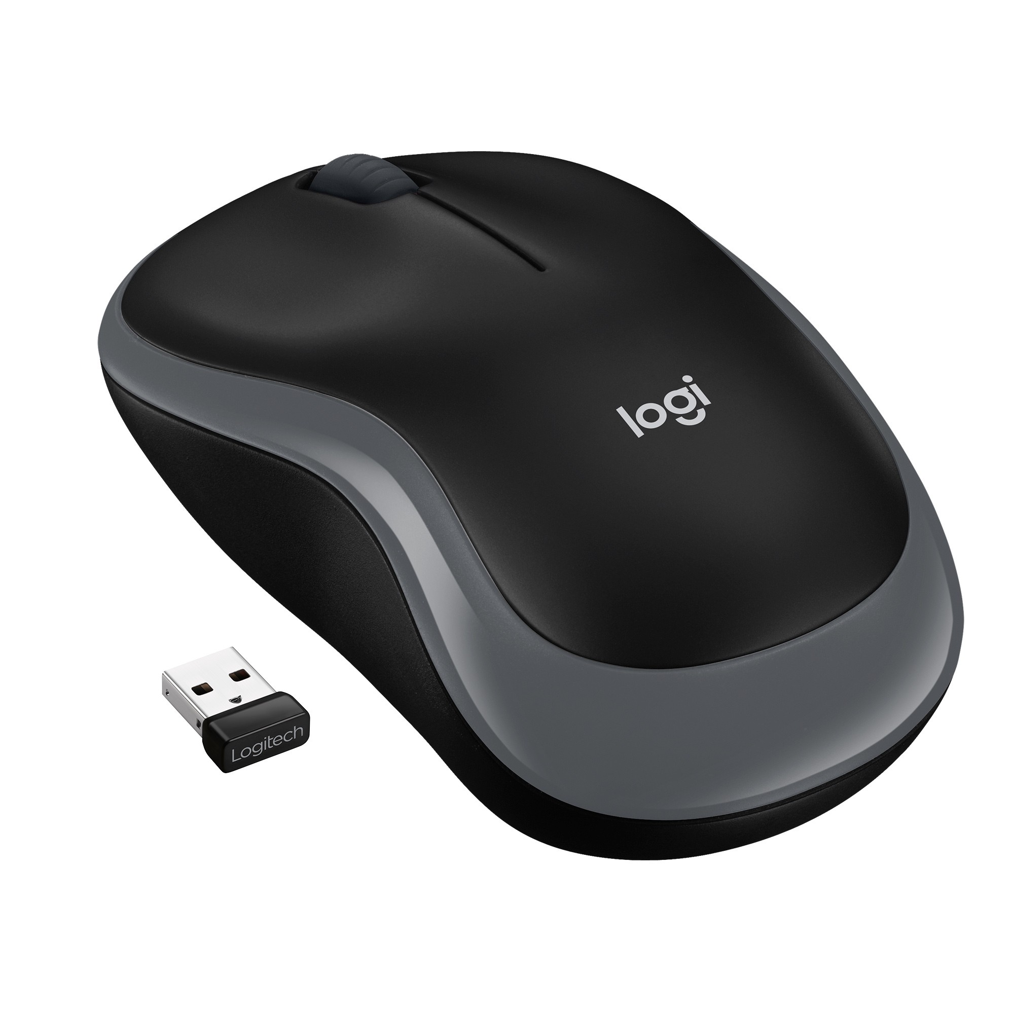 Logitech - Wireless Mouse M185-grey