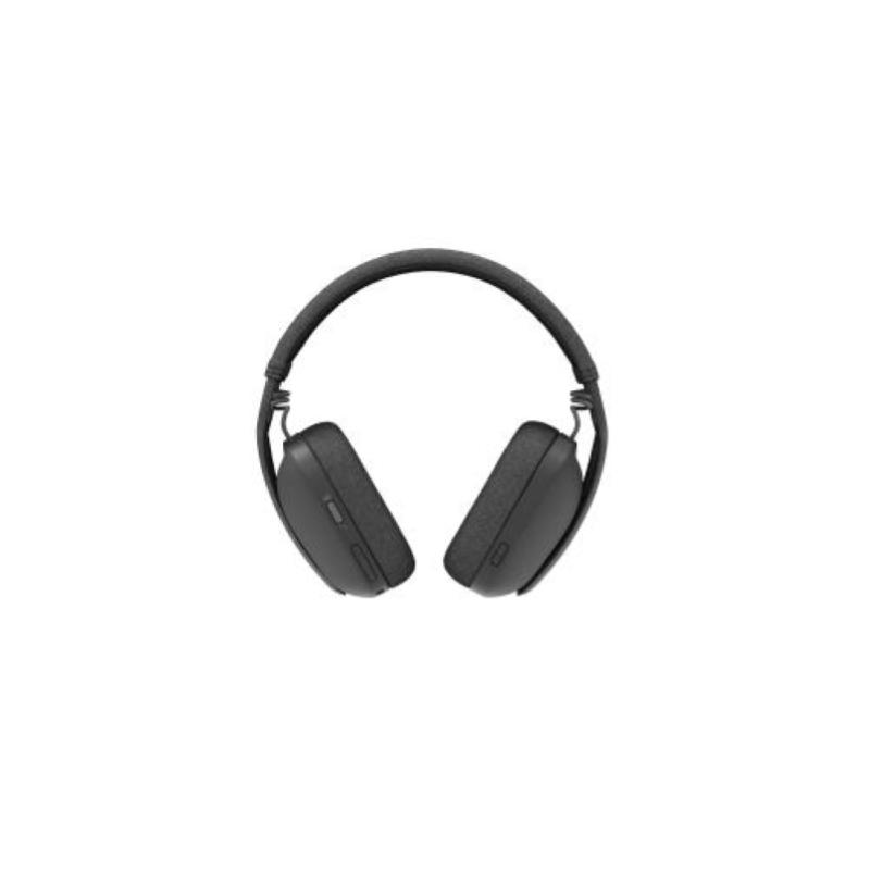 Logitech zone vibe wireless cuffie con microfono bluetooth tramite adattatore usb-c certificate per i team microsoft grafite