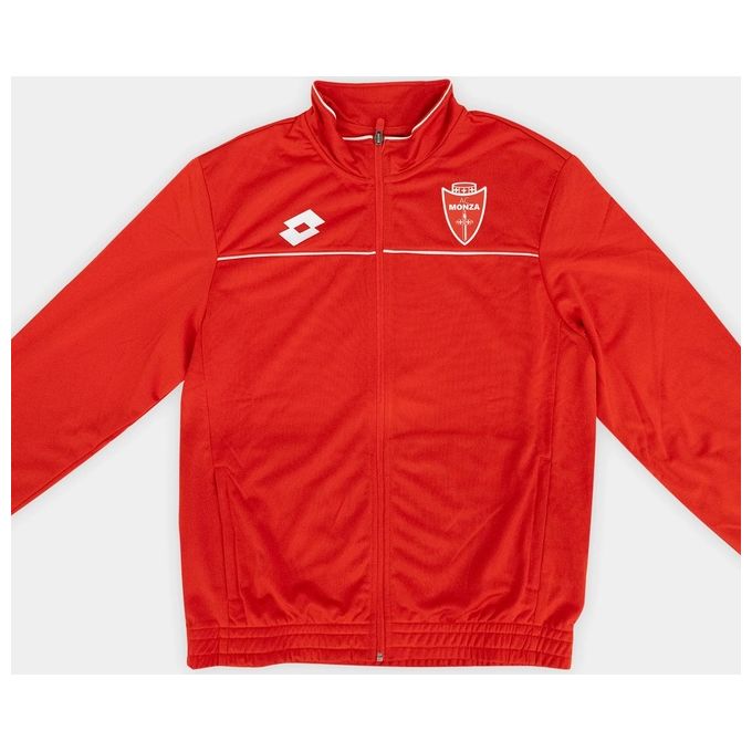 Lotto 3380969 ELITE SWEAT FZ PL Felpa con zip Uomo Poliestere taglia S colore Rosso