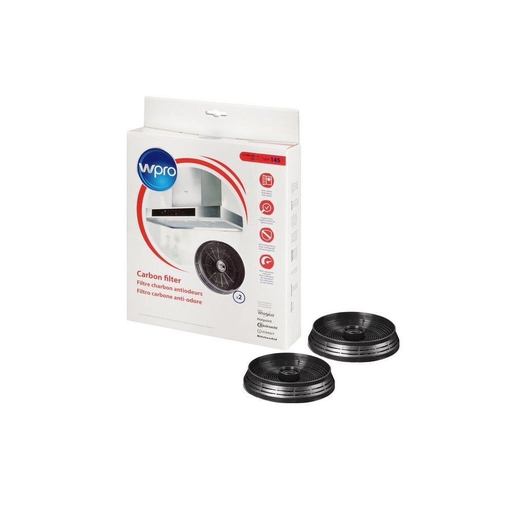 Lotto Di 2 Filtri A Carbone 14 145 X 30 Mm - Cappa Aspirante - Rosieres - 113222