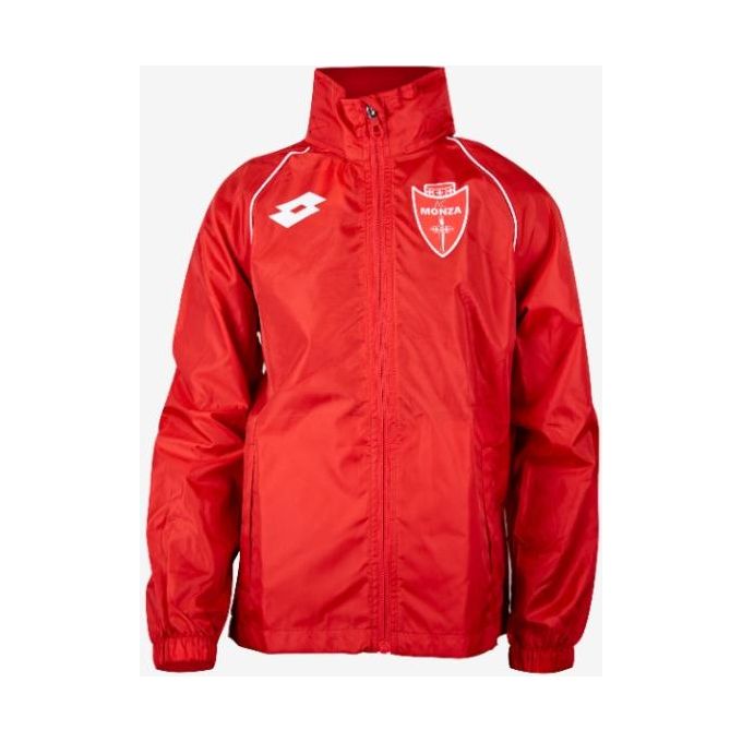 LOTTO Monza Giacca Antivento Delta Rossa Jr Size S per giovani atleti e appassionati di calcio