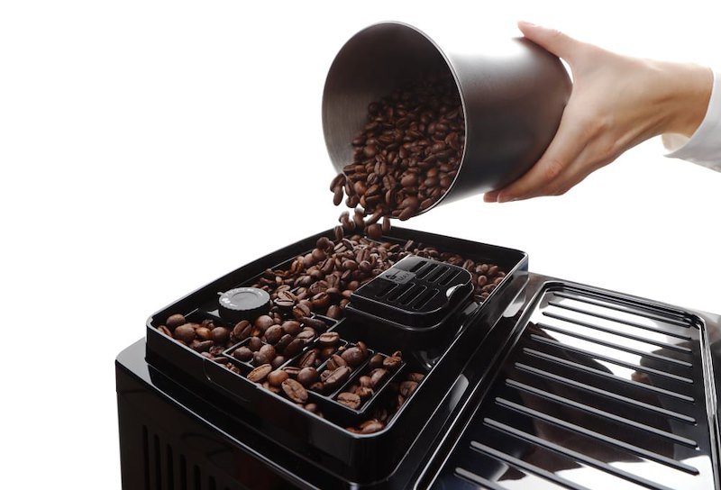 MACCHINA CAFFÈ AUTOMATICA DE'LONGHI ECAM220.91.TB, Pressione pompa 15 bar, Potenza 1450 W, Funzione Regolazione macinatura, Programma pulizia, Titanium - Black