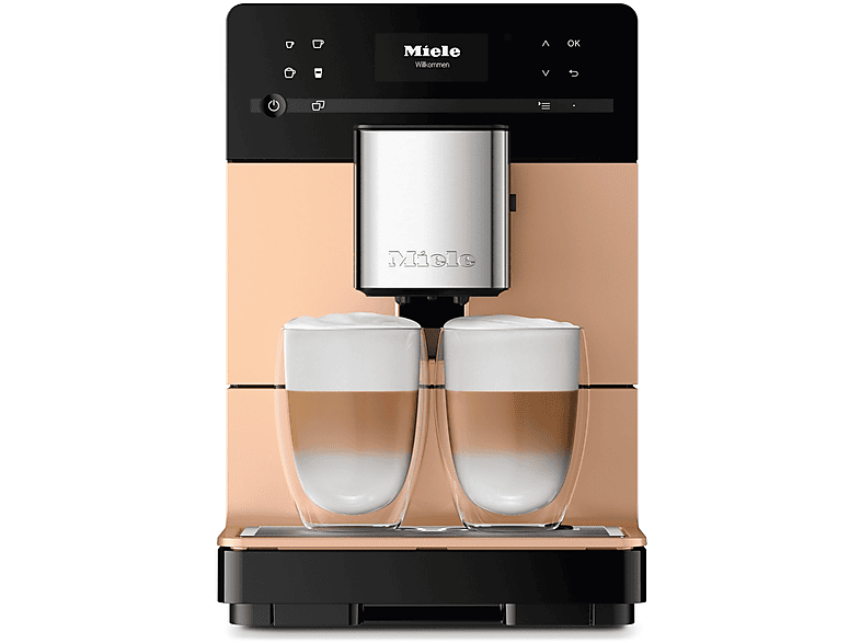 MACCHINA CAFFÈ AUTOMATICA MIELE CM 5510 ROPF, Pressione pompa 15 bar, Potenza 1450 W, Funzione Regolazione macinatura, Programma pulizia, Rosè Gold
