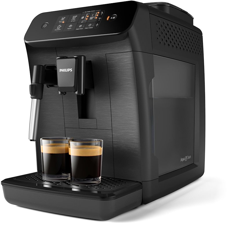 MACCHINA CAFFÈ AUTOMATICA PHILIPS Series 800 EP0820/00, Pressione pompa 15 bar, Potenza 1500 W, Programmi Espresso, caffè, acqua calda, Funzione Regolazione macinatura, Programma pulizia, Nero