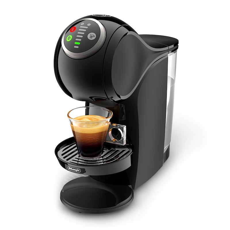 MACCHINA CAFFÈ CAPSULE DE'LONGHI Genio S Plus EDG315.B, Compatibile con Capsule Nescafè Dolce Gusto, Pressione pompa 15 bar, Potenza 1460 W, Serbatoio acqua 0,8 l, Disattivazione automatica, Nero