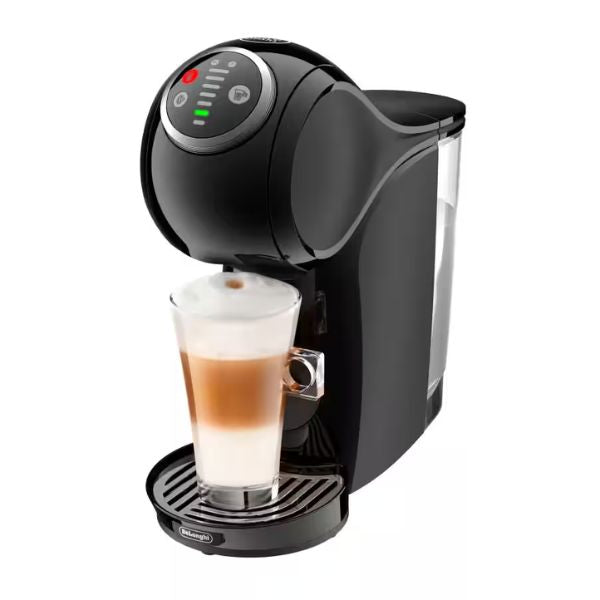 MACCHINA CAFFÈ CAPSULE DE'LONGHI Genio S Plus EDG315.CGY, Compatibile con Capsule Nescafè Dolce Gusto, Pressione pompa 15 bar, Potenza 1400 W, Serbatoio acqua 0,8 l, Disattivazione automatica, Black Grey