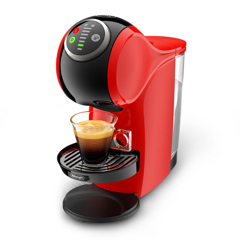 MACCHINA CAFFÈ CAPSULE DE'LONGHI Genio S Plus EDG315.R, Compatibile con Capsule Nescafè Dolce Gusto, Pressione pompa 15 bar, Potenza 1460 W, Serbatoio acqua 0,8 l, Disattivazione automatica, Rosso