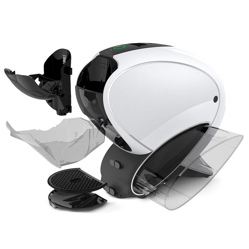 MACCHINA CAFFÈ CAPSULE DE'LONGHI NEO LATTE, Compatibile con Capsule Nescafè Dolce Gusto Neo, Pressione pompa 15 bar, Potenza 1600 W, Serbatoio acqua 1,3 l, Multicolore