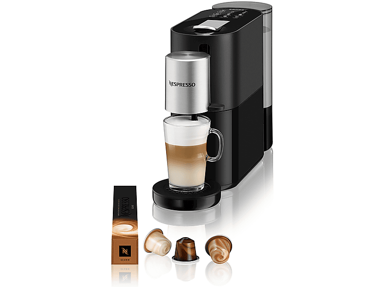 MACCHINA CAFFÈ CAPSULE KRUPS Nespresso Atelier XN8908K, Compatibile con Capsule Nespresso, Pressione pompa 19 bar, Potenza 1500 W, Serbatoio acqua 1 l, Disattivazione automatica, Nero MACCHINA CAFFÈ CAPSULE KRUPS Nespresso Atelier XN8908K, Compatibile con Capsule Nespresso, Pressione pompa 19 bar, Potenza 1500 W, Serbatoio acqua 1 l, Disattivazione automatica, Nero