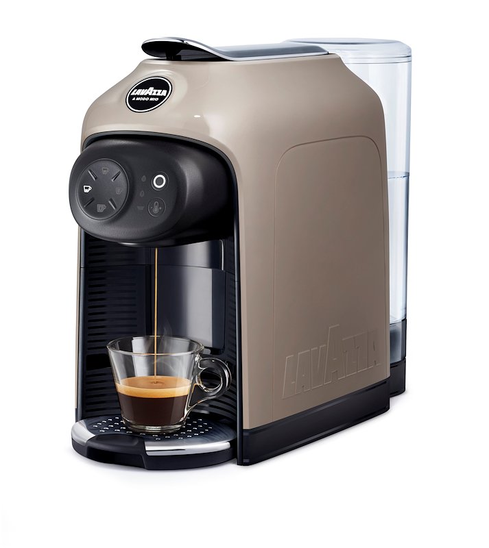 MACCHINA CAFFÈ CAPSULE LAVAZZA LM IDOLA GREIGE COFFEE, Compatibile con Capsule Lavazza A Modo Mio, Pressione pompa 15 bar, Potenza 1500 W, Serbatoio acqua 1,1 l, Disattivazione automatica, COFFE