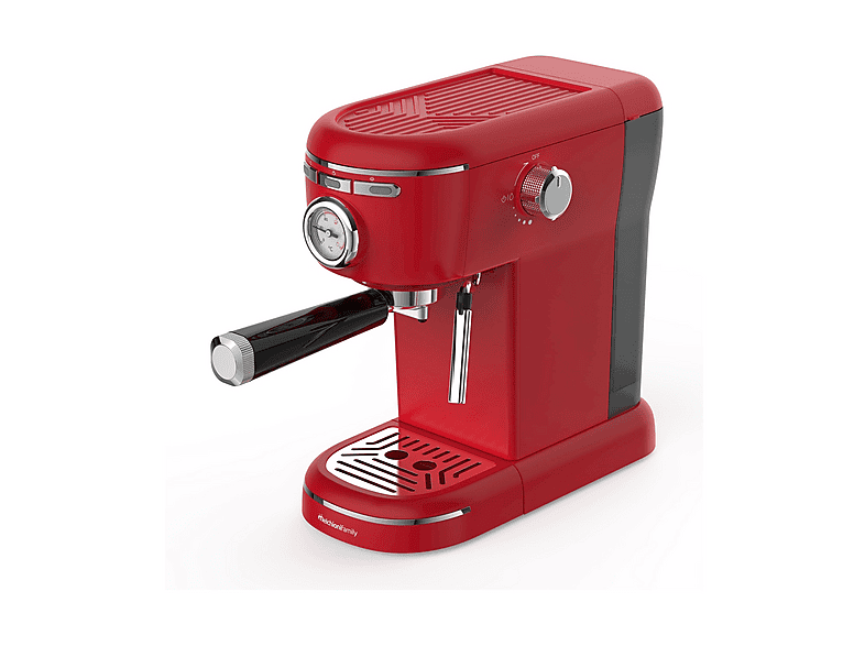 MACCHINA CAFFÉ MELCHIONI FAMILY AROMATICA PLUS, Compatibile con Macinato, Cialde e Capsule, Pressione pompa 20 bar, Potenza 1100 W, Serbatoio acqua 1,2 l, Rosso MACCHINA CAFFÉ MELCHIONI FAMILY AROMATICA PLUS, Compatibile con Macinato, Cialde e Capsule, Pressione pompa 20 bar, Potenza 1100 W, Serbatoio acqua 1,2 l, Rosso