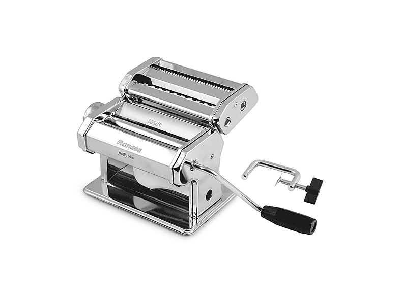 MACCHINA PASTA H&H Macchina per Pasta Manuale in Acciaio Cromato