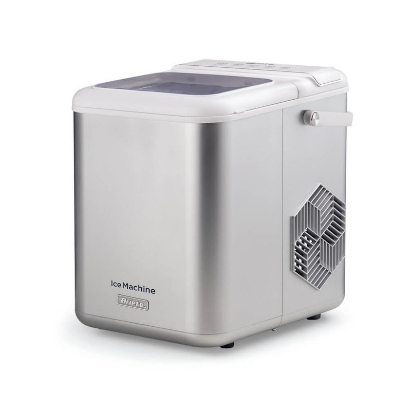MACCHINA PER IL GHIACCIO ARIETE ICE MAKER, Potenza massima 170 W, Recipiente da 1,4 l, 1 velocità, Coperchio trasparente, SILVER