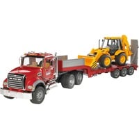 MACK Granite Low loader and JCB 4CX veicolo giocattolo, Veicolo modello