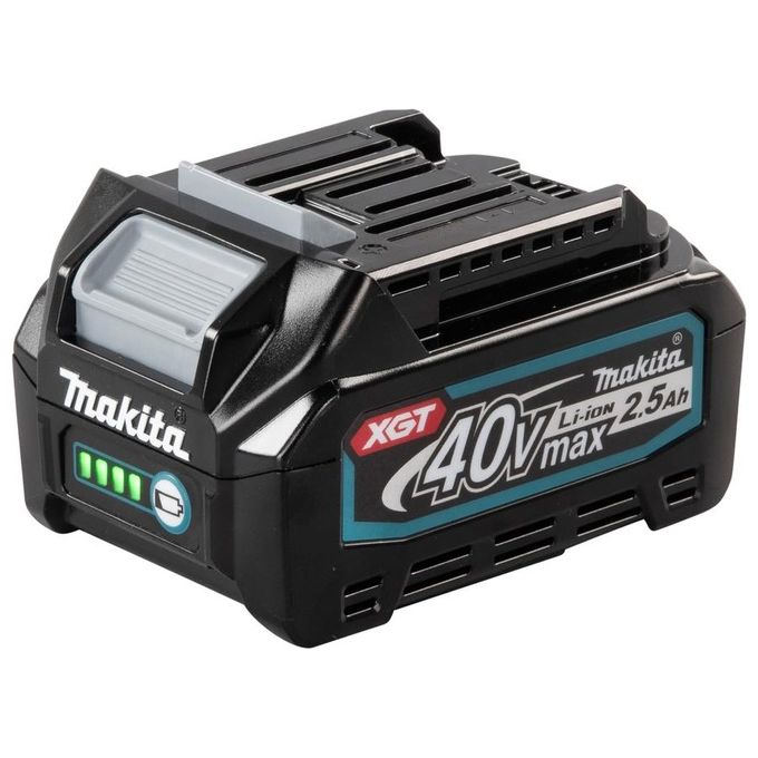 Makita 191B36-3 XGT Batteria 40 V max 2,5 Ah 90 Wh Comunicazione Digitale Ricarica 28 min colore Nero Makita 191B36-3 XGT Batteria 40 V max 2,5 Ah 90 Wh Comunicazione Digitale Ricarica 28 min colore Nero