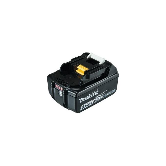 Makita 197280-8 Batteria 18V 5 Ah Li-Ion con Indicatore LED colore Nero
