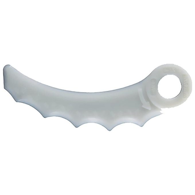 Makita 198426-9 Lame di Ricambio in Plastica Curva per Decespugliatore 12 pezzi 255 mm colore Bianco