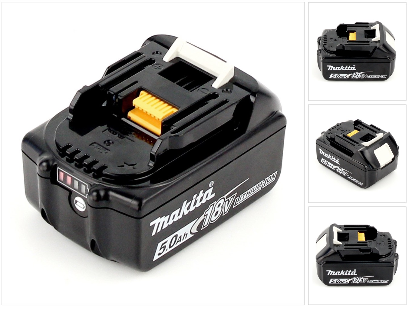 Makita - Bl 1850 B Batteria Al Litio Da 18v 5,0 Ah ( 197280-8 / 632f15-1 ) Con Indicatore Led - Successore Del 196672-8 Makita - Bl 1850 B Batteria Al Litio Da 18v 5,0 Ah ( 197280-8 / 632f15-1 ) Con Indicatore Led - Successore Del 196672-8