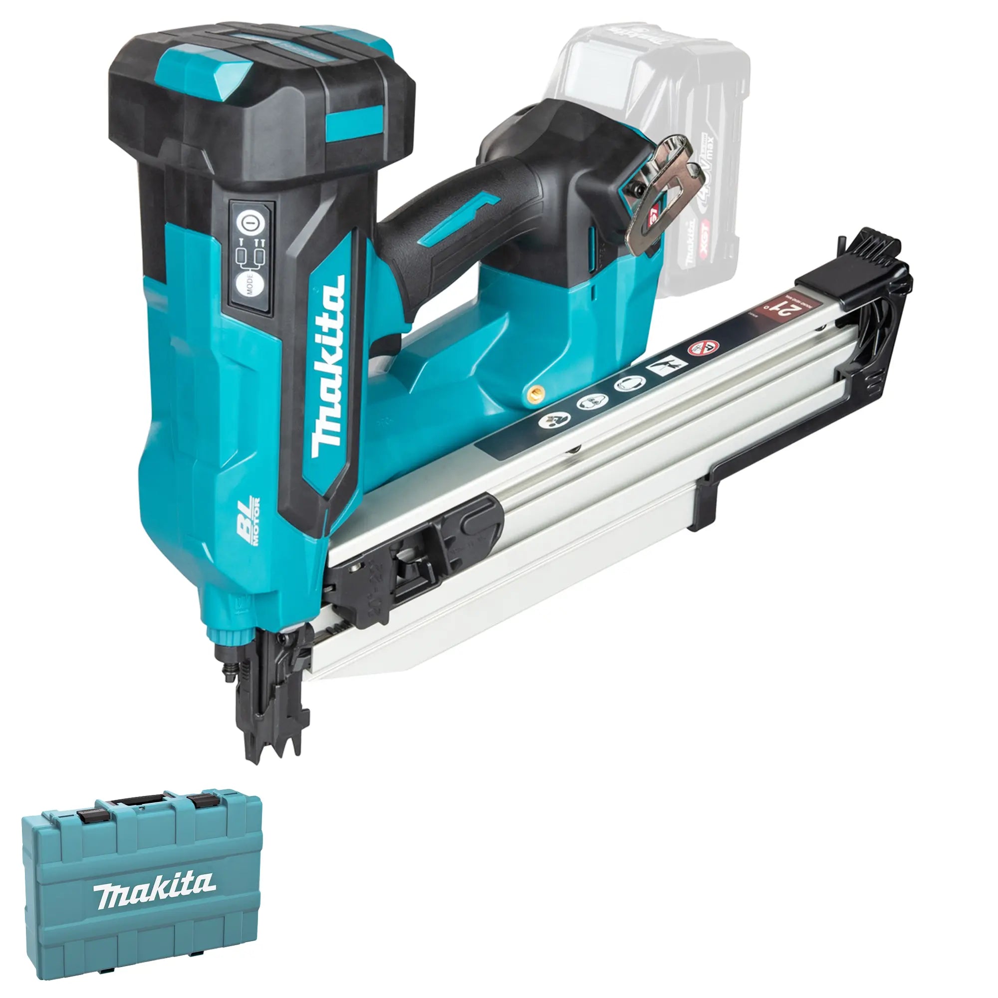 Makita Chiodatrice A Batteria 50-90 Mm Li-ion Xgt 40v, Senza Batteria Bn002gz